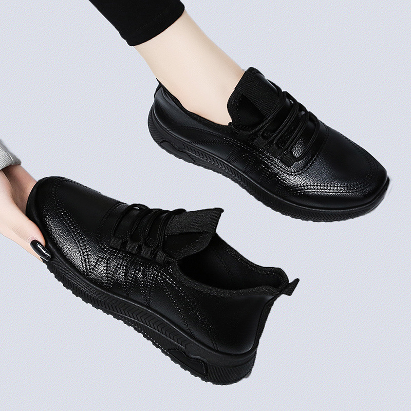 Γυναικεία Παπούτσια Κουζίνας για Εργασία με PU Επάνω, Στρογγυλός Δάχτυλος, Για Φθινόπωρο