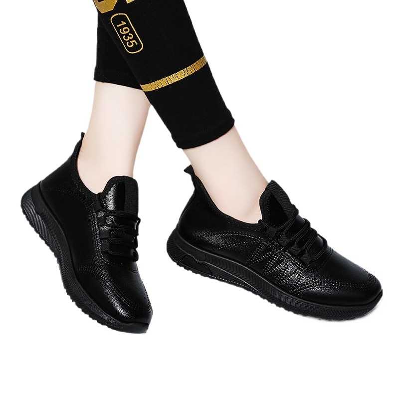 Γυναικεία Παπούτσια Κουζίνας για Εργασία με PU Επάνω, Στρογγυλός Δάχτυλος, Για Φθινόπωρο