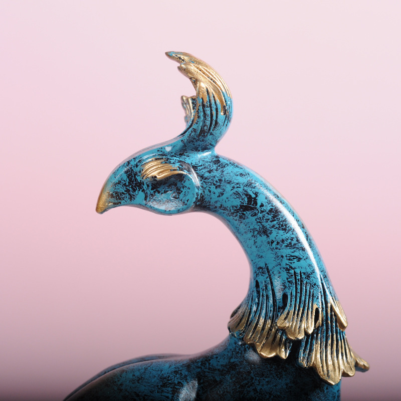 Dekoračná figúrka z živice v európskom štýle pre obývaciu izbu, TV skrinku a chodbu – jednoduchý moderný domáci doplnok