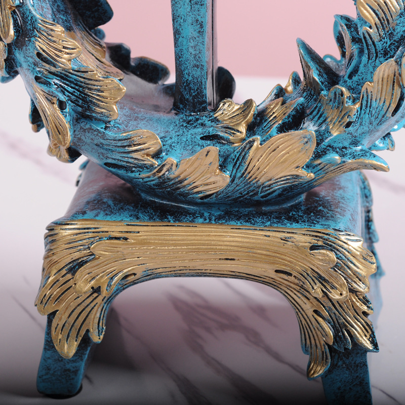 Dekoračná figúrka z živice v európskom štýle pre obývaciu izbu, TV skrinku a chodbu – jednoduchý moderný domáci doplnok