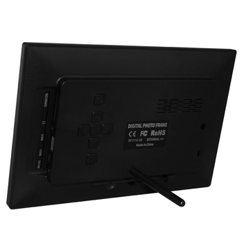 Ceas inteligent cu alarmă de 8,7 inch pentru vârstnici, cu font mare, calendar și ramă foto, reminder pentru medicamente, redare muzică și video, rezoluție 1024x768, luminozitate 350 lm, suport SD/USB/MMC