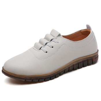 Női bean shoes, kerek orrú, PU felsőrész, rugalmas zárás, alacsony sarok