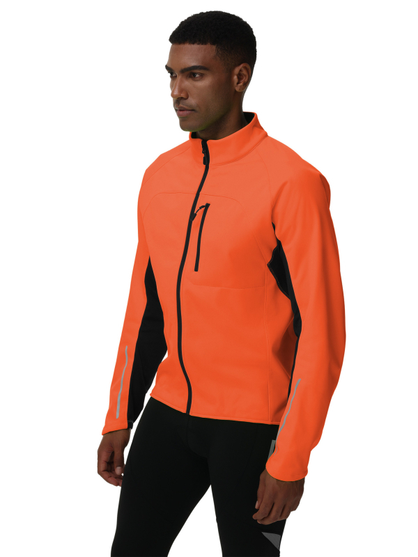 Pánska termálna cyklistická bunda, vodeodolná, s fleecovou podšívkou, vetruodolná, zimná