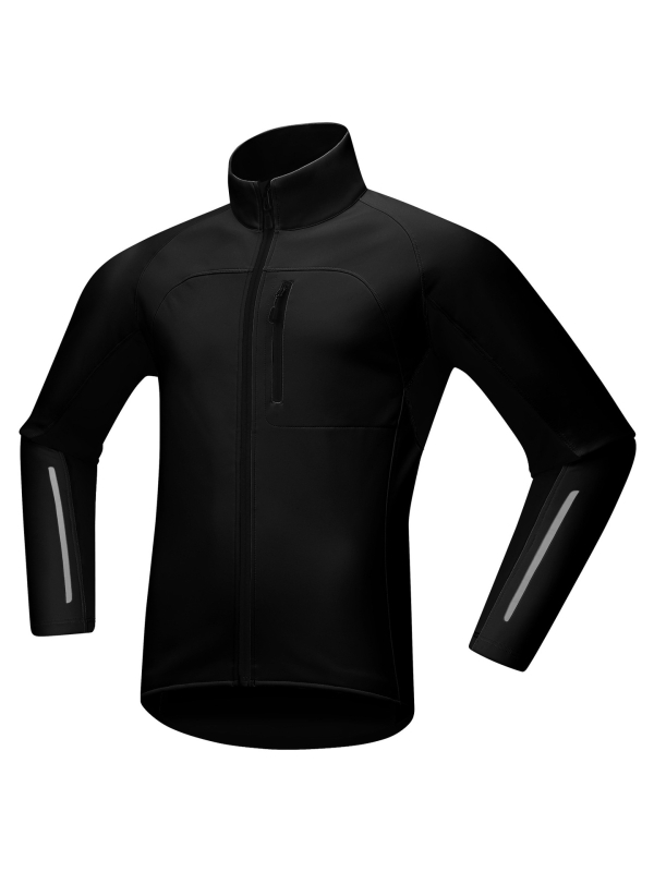 Pánska termálna cyklistická bunda, vodeodolná, s fleecovou podšívkou, vetruodolná, zimná