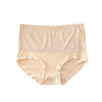 Milk Silk Čipkaste gaćice s visokim pojasom, prozračan, Spandex mješavina, pamuk podstava