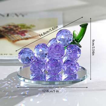 Krištálové hrozno – kryštálové stromové dekorácie, moderný minimalistický štýl, ručne vyrobený darček