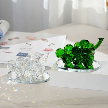 Krištálové hrozno – kryštálové stromové dekorácie, moderný minimalistický štýl, ručne vyrobený darček