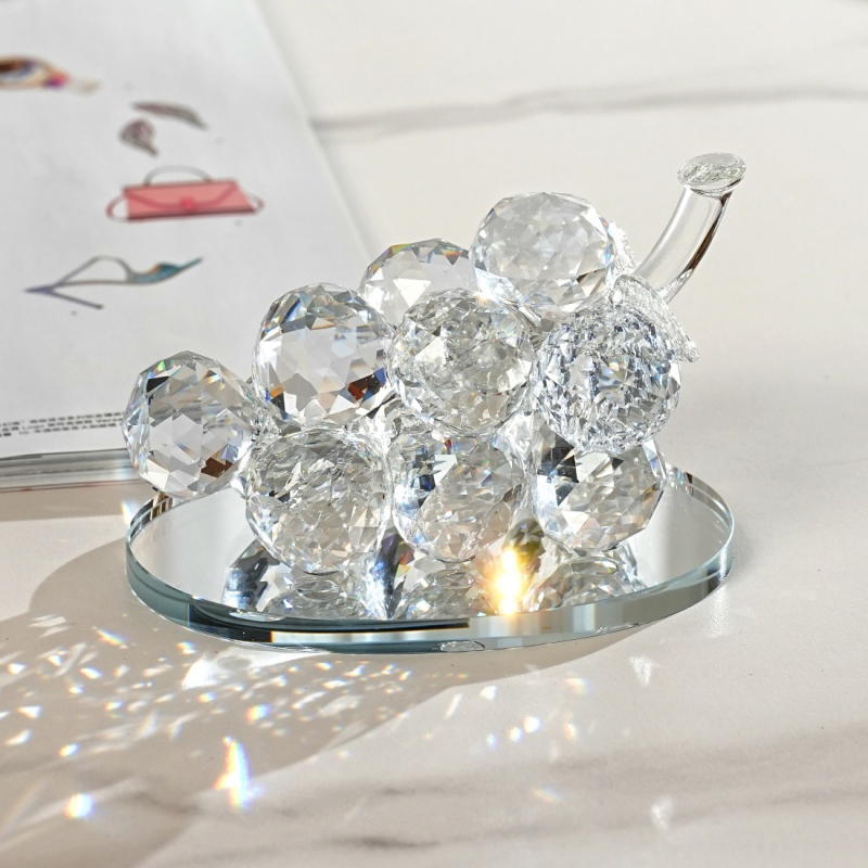 Krištálové hrozno – kryštálové stromové dekorácie, moderný minimalistický štýl, ručne vyrobený darček