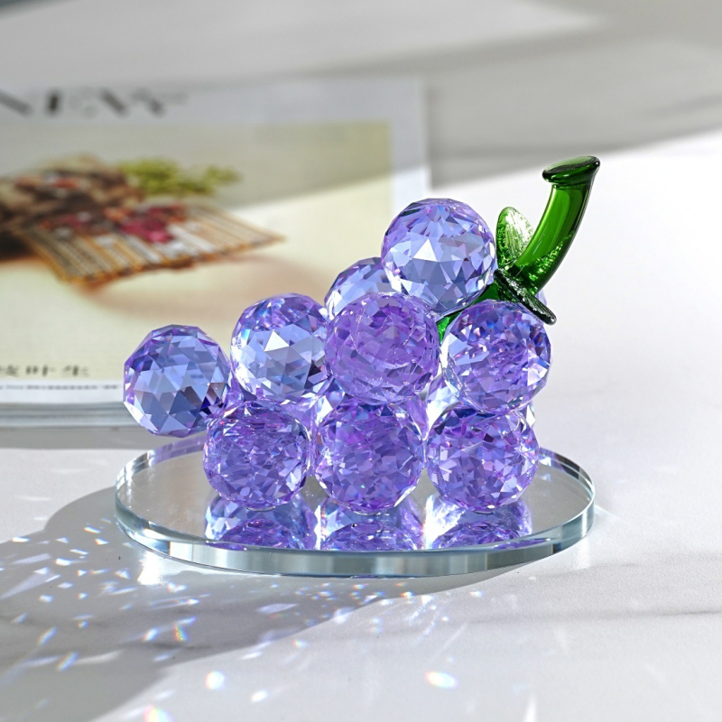 Krištálové hrozno – kryštálové stromové dekorácie, moderný minimalistický štýl, ručne vyrobený darček