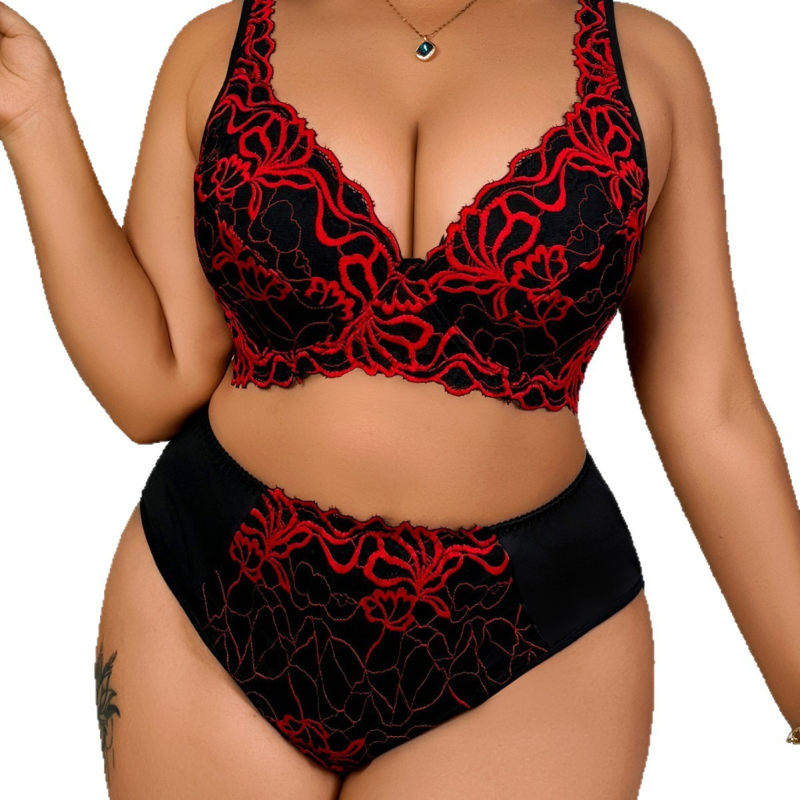 Bustier set s punim košaricama, poliester-spandeks materijal, podesive naramenice, stražnje kopčanje na kukice, skuplja i prozračna udobnost, euro-američki stil