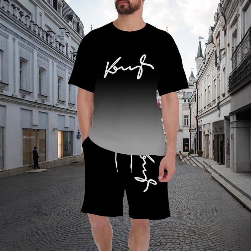 Set gornjeg dijela i šortseva u britskom stilu | 3D digitalni print | labav kroj | smjesa poliestera