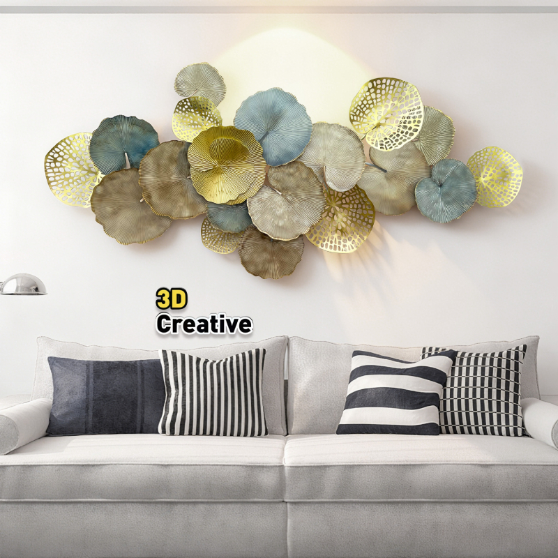 Mingdu Nordic ceas de perete, mișcare mecanică, cadran din sticlă acoperită