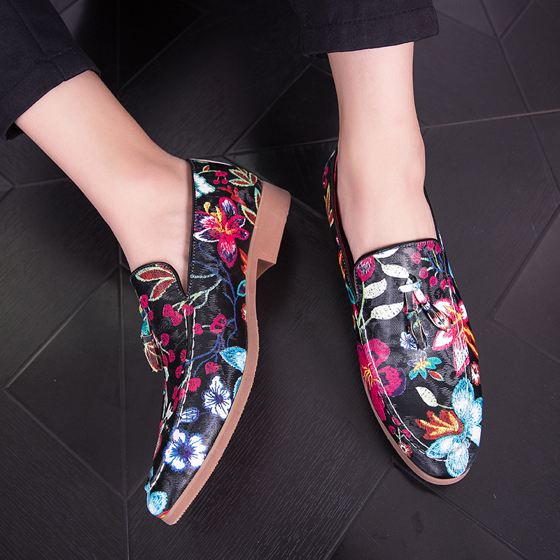 Muške cipele britskog stila, slip-on, od umjetne kože, gumena potplata, casual i poslovni stil