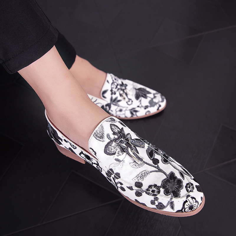 Muške cipele britskog stila, slip-on, od umjetne kože, gumena potplata, casual i poslovni stil