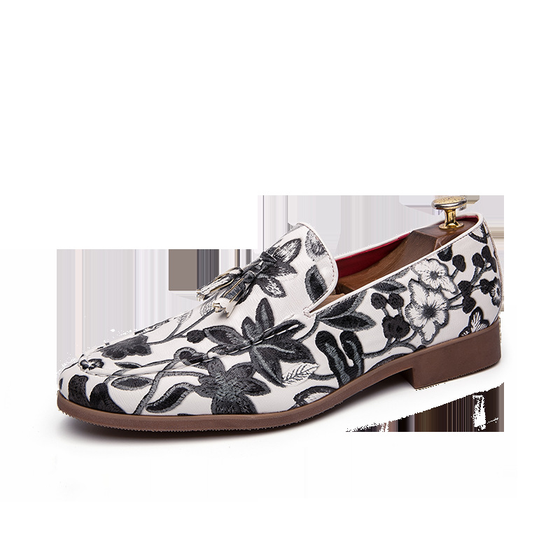 Muške cipele britskog stila, slip-on, od umjetne kože, gumena potplata, casual i poslovni stil