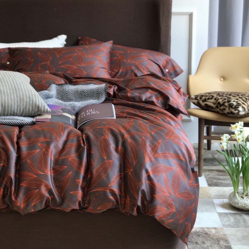 Saténové bavlnené posteľné prádlo: americký štýl, bavlna s dlhými vláknami, povlak na paplón a plachta