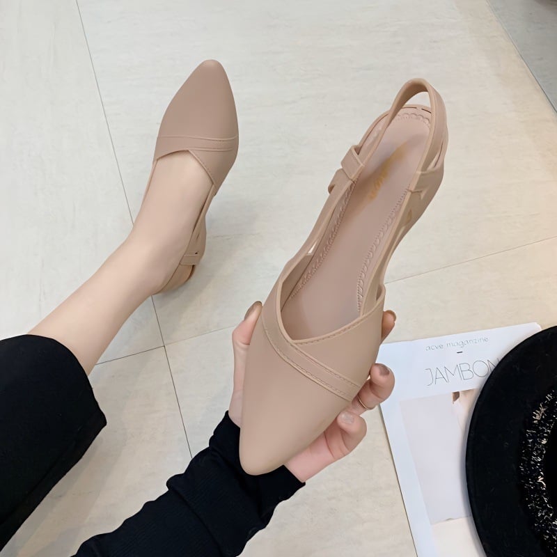 Wedge szandál, hegyes orrú, koponya minta, PVC felsőrész és talp, 8 cm+ sarokmagasság, nyári szabadidő lábbeli