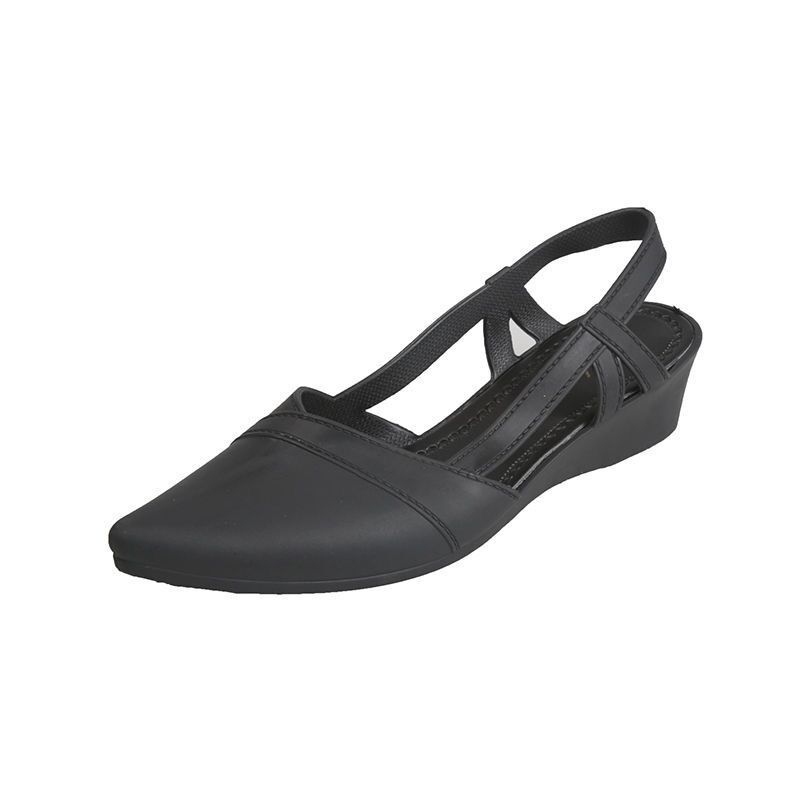 Wedge szandál, hegyes orrú, koponya minta, PVC felsőrész és talp, 8 cm+ sarokmagasság, nyári szabadidő lábbeli