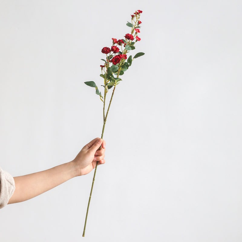 Mestská ruža Miao Miao Flower Art – hodváb, 3D tlač, vnútorná kvetinová dekorácia, simulovaná ruža