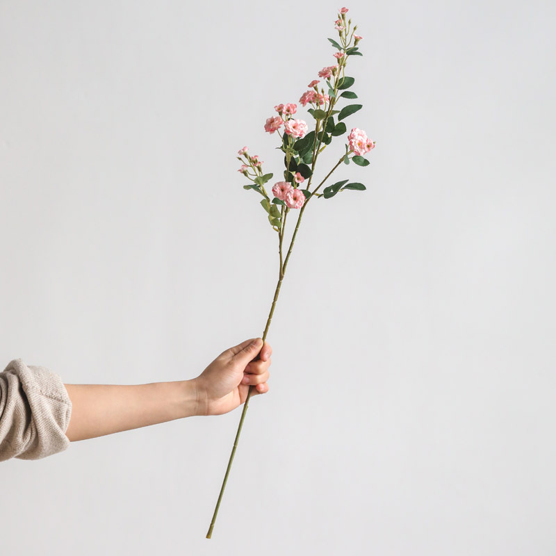 Mestská ruža Miao Miao Flower Art – hodváb, 3D tlač, vnútorná kvetinová dekorácia, simulovaná ruža