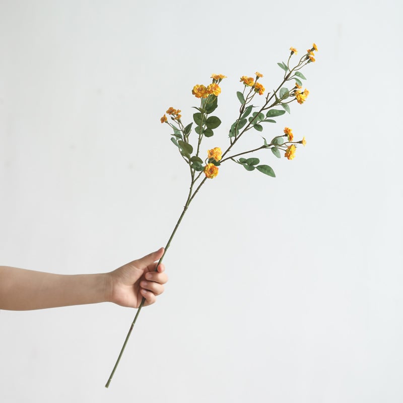 Mestská ruža Miao Miao Flower Art – hodváb, 3D tlač, vnútorná kvetinová dekorácia, simulovaná ruža