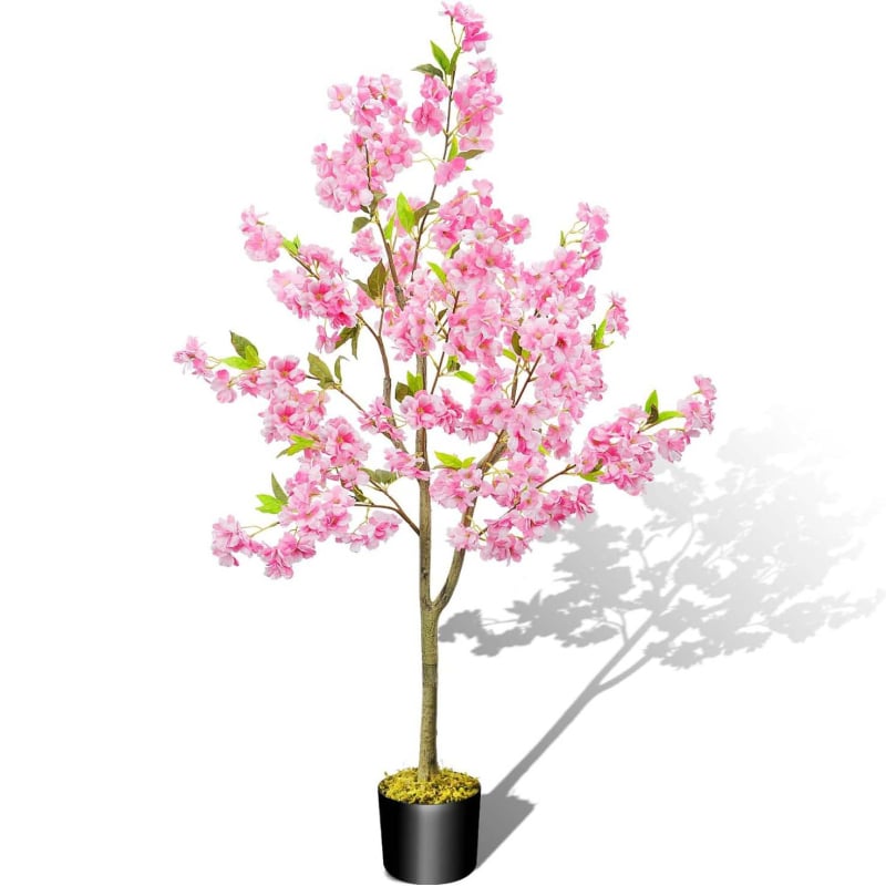 Umelý magnóliový bonsaj pre domáce dekorácie, polyester, vstrekované formovanie, séria Umelý strom s kvetmi