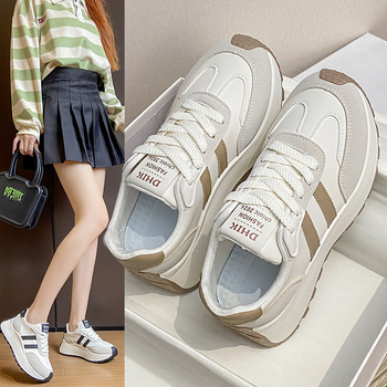 Naiste igapäevased tossud kõrgendatud, hingavad, paks tald, pealiskihiks sünteetiline nahk, PU keskmine tald