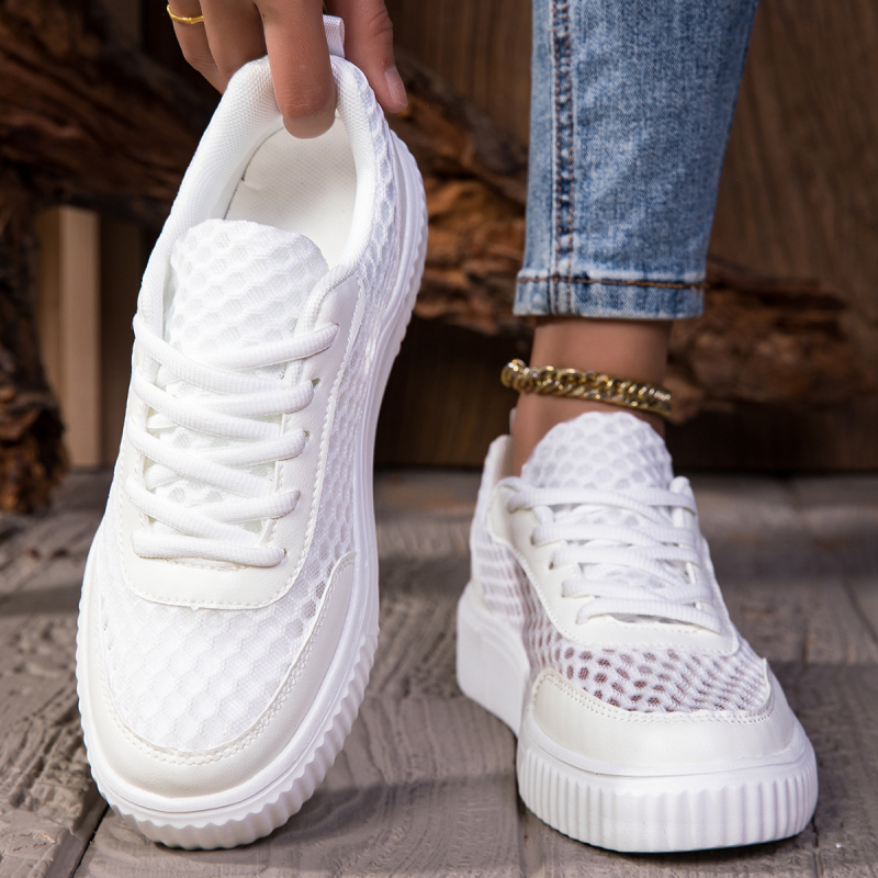 Unisex platvorm tossud võrkkattega ülaosaga, paeltega kinnitatavad, EVA keskmine tald, kummist talla