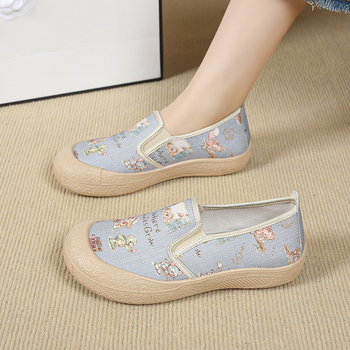 Dámske slip-on rybárske topánky, priedušné a ľahké, elastické vrchné, gumová podrážka, bez podšívky