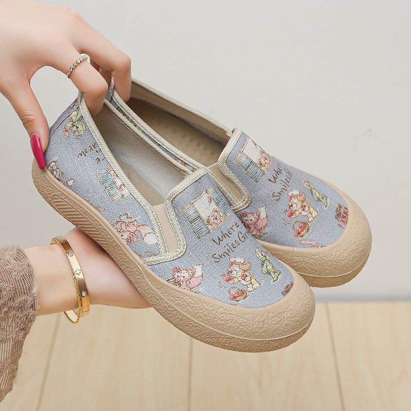 Dámske slip-on rybárske topánky, priedušné a ľahké, elastické vrchné, gumová podrážka, bez podšívky