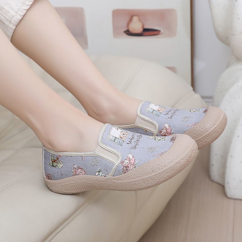 Dámske slip-on rybárske topánky, priedušné a ľahké, elastické vrchné, gumová podrážka, bez podšívky