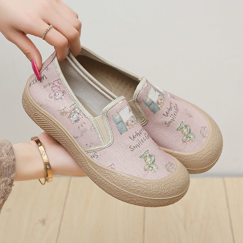 Dámske slip-on rybárske topánky, priedušné a ľahké, elastické vrchné, gumová podrážka, bez podšívky