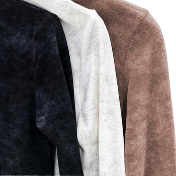 Majica s blokom boja, polu-rolka, Derong fleece podstava, dugi rukav, 95% poliester