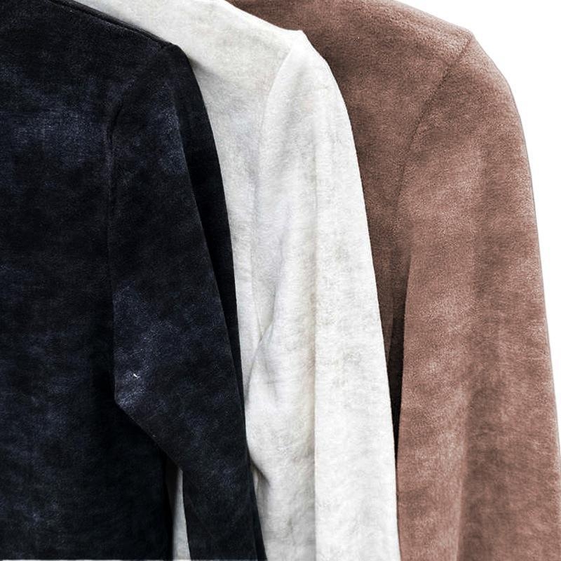 Majica s blokom boja, polu-rolka, Derong fleece podstava, dugi rukav, 95% poliester