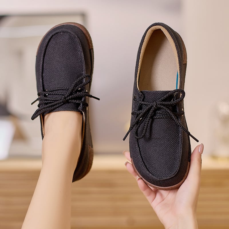 Női mesh loaferek, kerek orrú, 3–5 cm klín sarok, PU talp
