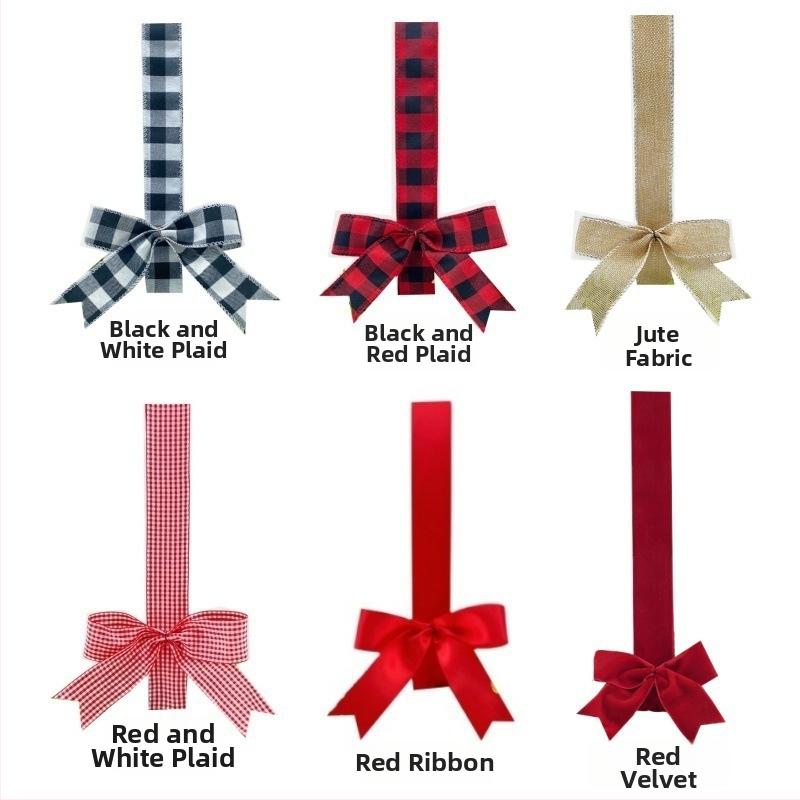 Amerikos stiliaus rankų darbo pine-velvet vainikas langų ir durų dekoravimui Šiaurės Amerikos rinkai.