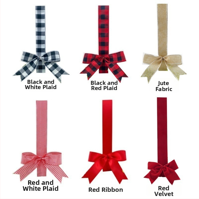 Amerikos stiliaus rankų darbo pine-velvet vainikas langų ir durų dekoravimui Šiaurės Amerikos rinkai.