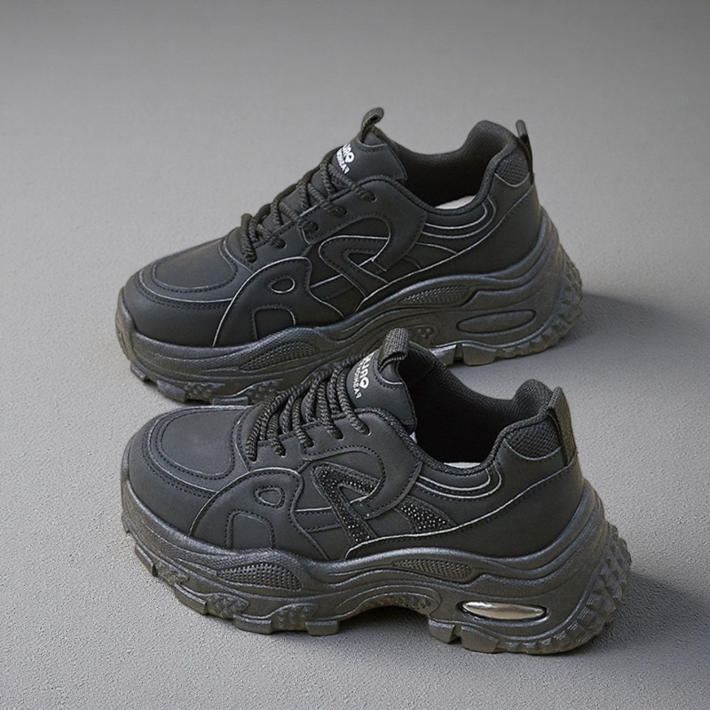 Női AK609 vastag talpú sportcipő, hálós felsőrész, PHYLON középtalp, EVA talp, kötővel záródó