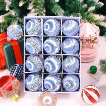 Ornament de Crăciun din spumă, pictat, Qinchi