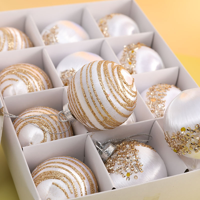 Ornament de Crăciun din spumă, pictat, Qinchi