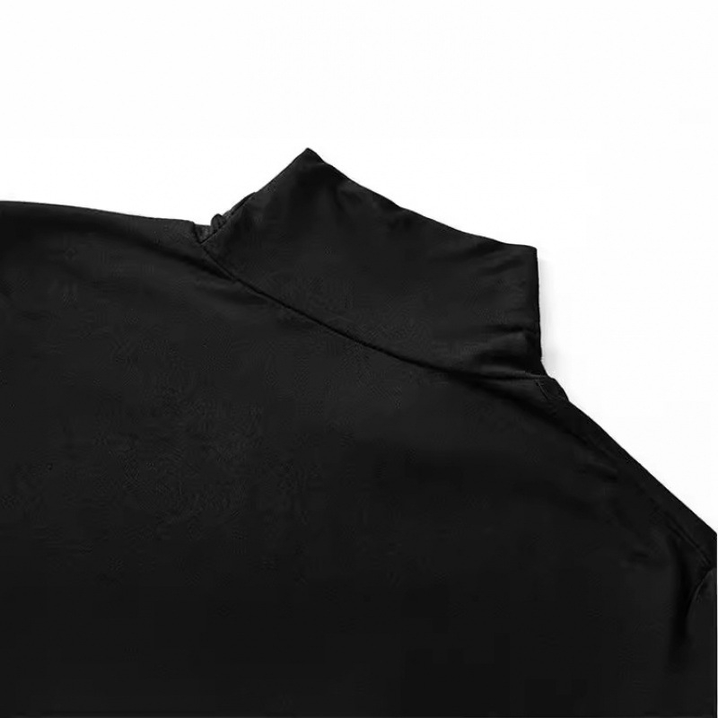 Costum fustă pentru femei din bumbac, stil retro, mâneci lungi, fustă lungă, primăvara 2025