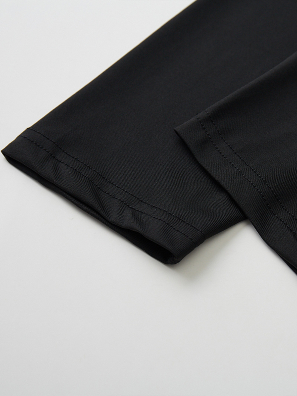 Pánske fitness legíny na beh a basketbal – rýchlo suché, priedušné, jednofarebné, 95% polyester, 5% elastán