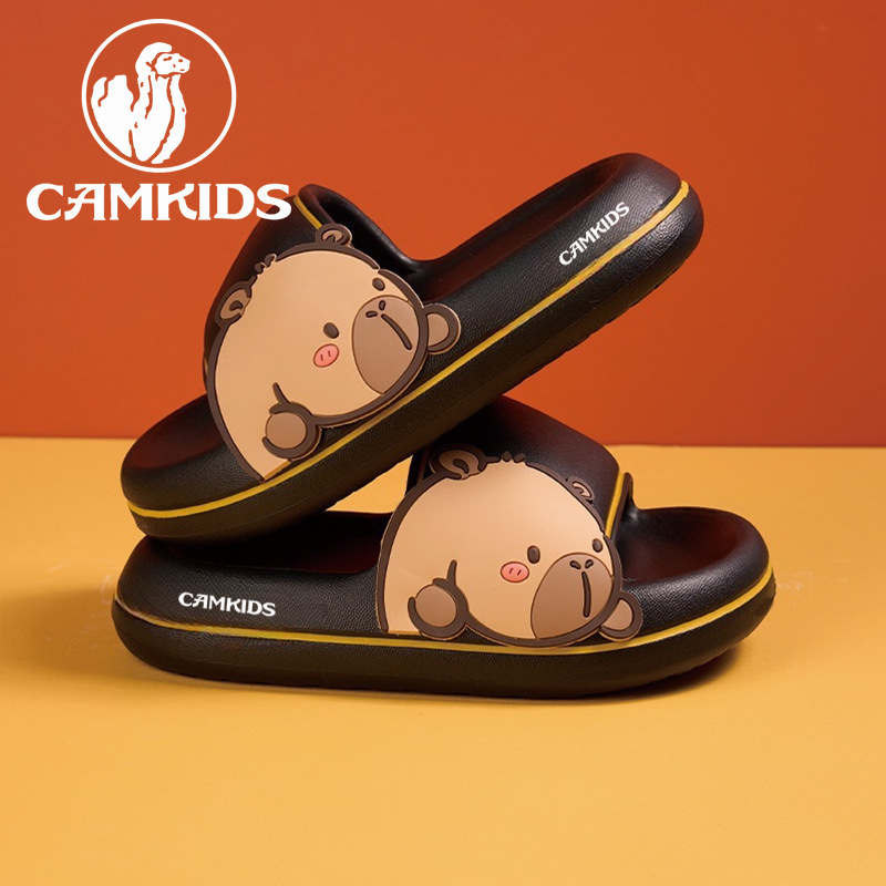 Papuci de casă pentru copii, EVA pentru partea superioară și talpă antiderapantă, stil desen animat, 4–16 ani