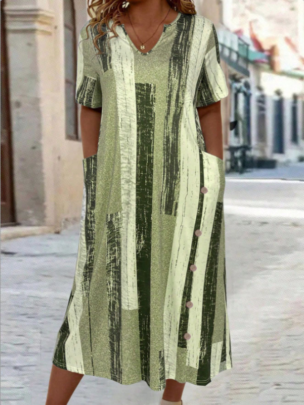 Milk Silk V-nyakú ruha, háromnegyedes ujjúval és ceruza fazonnal, nyár 2025