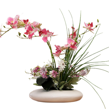 Set saténových kvetov – Margaréta (Daisy) – moderný minimalistický domáci dekor; Materiál: saténové kvety; Vlastnosť: Margaréta; Značka: Other; Spracovanie: Other