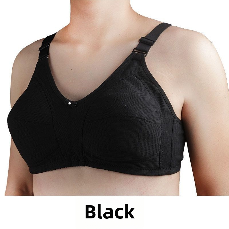 Podprsenka s plnou pokrývkou, bez kostíc, z nylonu s bavlnenou výstelkou, tenké formované poháre, odnímateľné dvojité ramienka, zadné zapínanie s tromi radmi háčikov