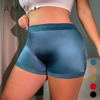 Dámske nylonové boxerky – stredný pás, priedušné, bavlnená podšívka