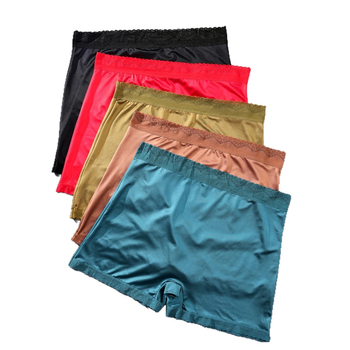 Dámske nylonové boxerky – stredný pás, priedušné, bavlnená podšívka