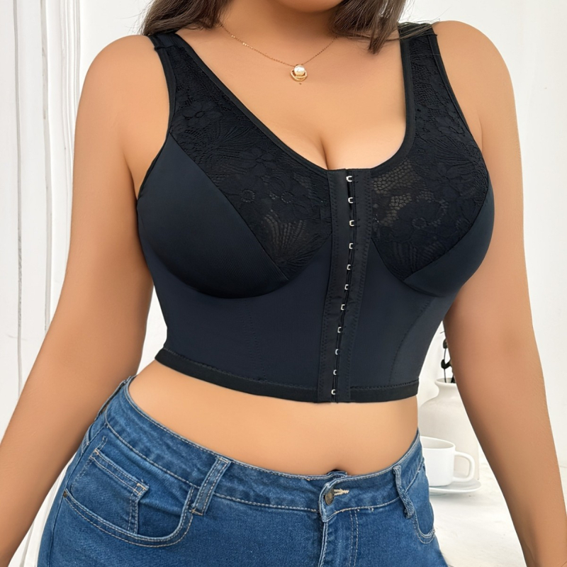 Push-Up spodná bielizeň, plný košík, nylonová tkanina, fixné dvojité ramienka, bez háčikov