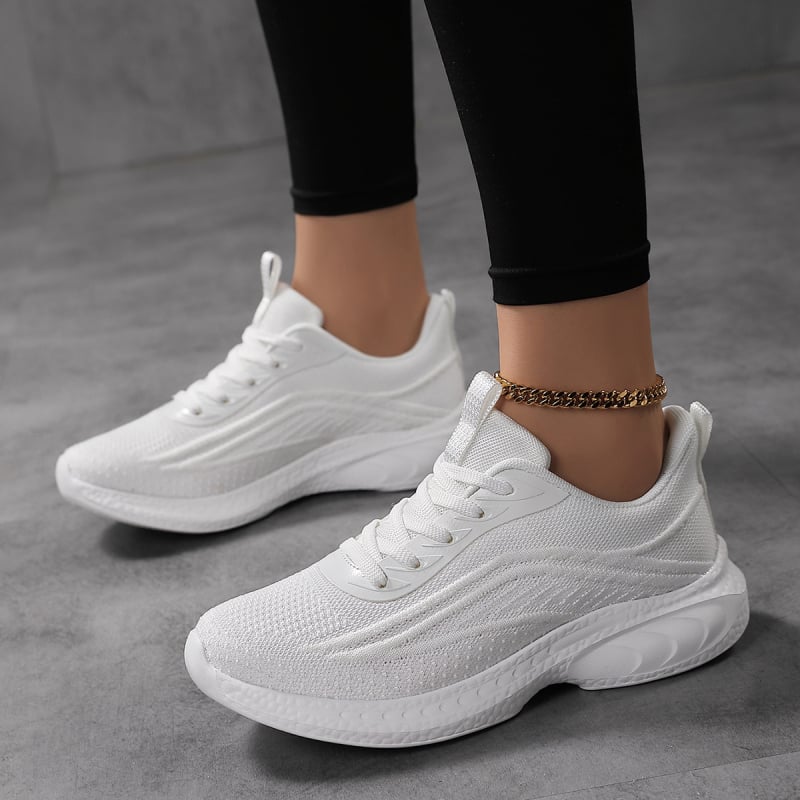 Pantofi sport casual pentru femei, respirabili, din plasă, talpă EVA, pentru mers zilnic